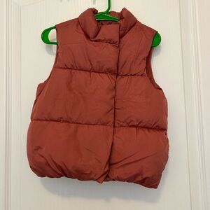 Old Navy Toddler Puffer Vest with Fleece Lining